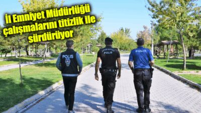 Afyonkarahisar İl Emniyet Müdürlüğü görevlileri, 1-8 Eylül tarihleri arasında il
