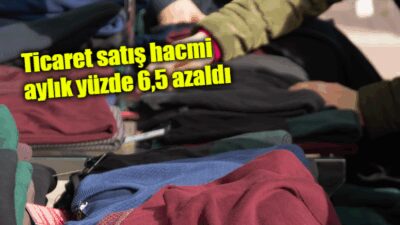 Türkiye İstatistik Kurumu'nun (TÜİK) verilerine göre, ticaret satış hacmi yıllık