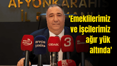 İYİ Parti Afyonkarahisar İl Başkanlığı’nın haftalık basın toplantısı, İl Başkanı