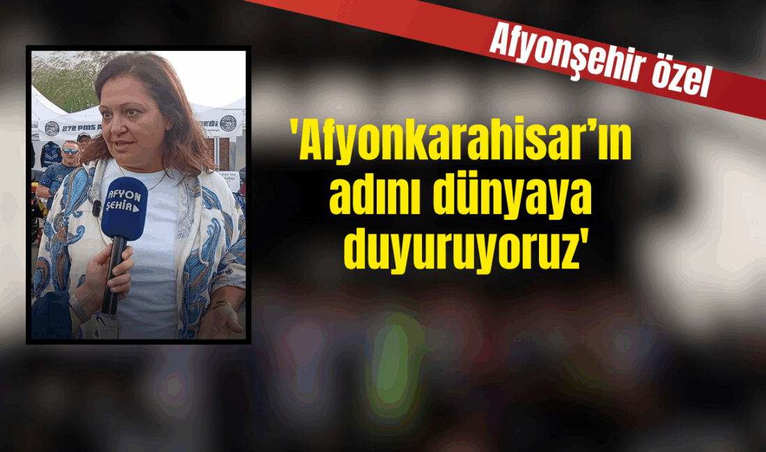 ‘Afyonkarahisar’ın adını dünyaya duyuruyoruz’ Afyonkarahisar Belediye Başkanı Burcu Köksal, 8’incisi düzenlenen MXGP Dünya Motokros