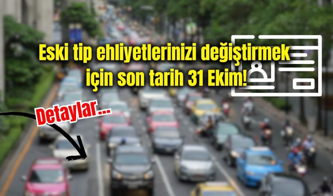İçişleri Bakanlığı, eski tip sürücü belgelerinin değiştirilmesi için vatandaşlara uyarıda