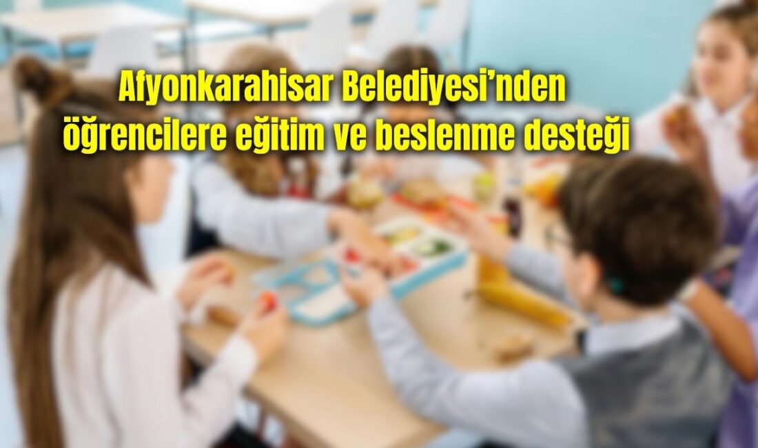 Afyonkarahisar Belediyesi, öğrencilerin eğitim hayatına katkı sunmak amacıyla ilkokul, ortaokul