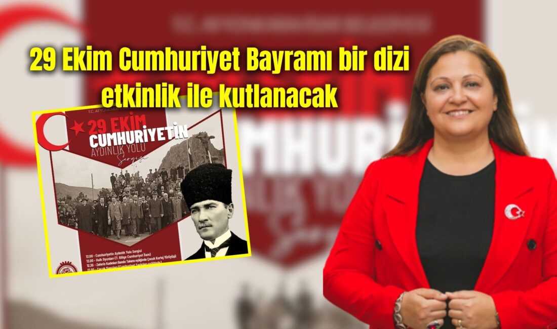 Afyonkarahisar Belediyesi, 29 Ekim Cumhuriyet Bayramı dolayısıyla kente yakışan anlamlı