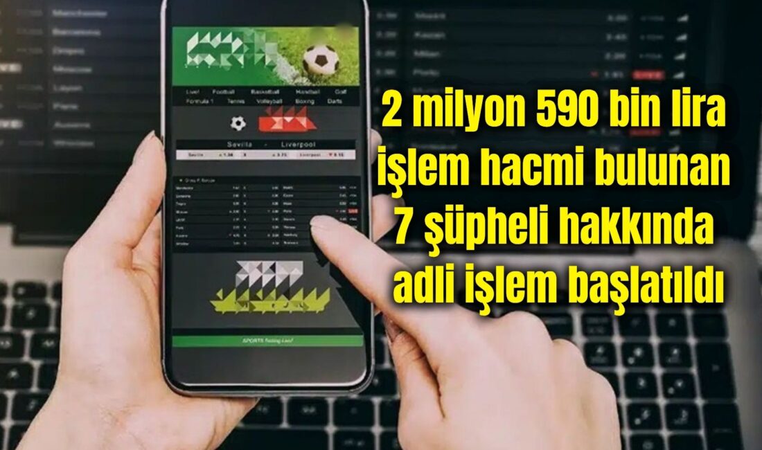 Afyonkarahisar’da yasa dışı bahis operasyonu: 7 şüpheliye adli işlem Afyonkarahisar İl Emniyet Müdürlüğü ekiplerince, 7258 Sayılı Futbol ve Diğer
