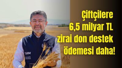 Tarım ve Orman Bakanı İbrahim Yumaklı, 6 milyar 495 milyon