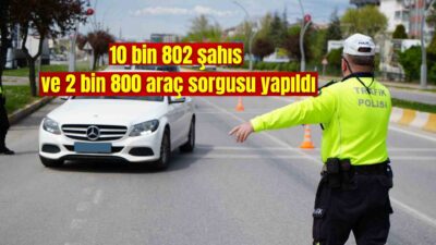 Afyonkarahisar İl Emniyet Müdürlüğü görevlileri, 20-27 Ekim tarihleri arasında 10