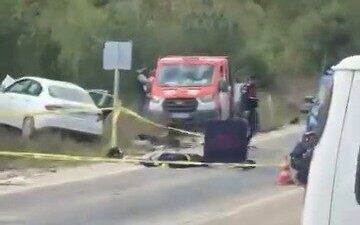 Bursa’da Orhaneli yolu üzerinde meydana gelen trafik kazasında otomobil ile