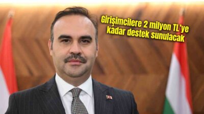 Sanayi ve Teknoloji Bakanı Kacır, girişimcilerin iş kurma ve geliştirme