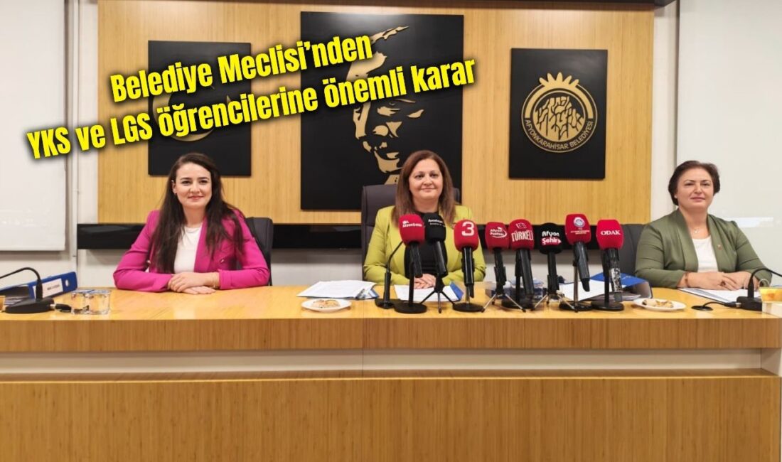 Afyonkarahisar Belediye Meclisi, Ekim ayı toplantısını Belediye Başkanı Burcu Köksal