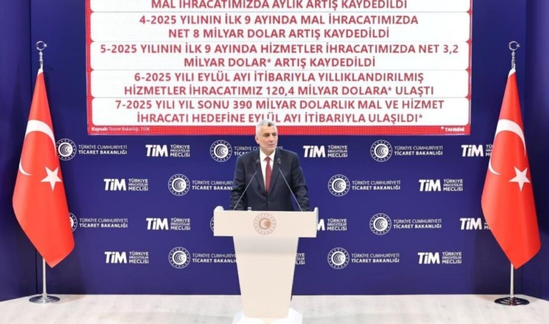 Ticaret Bakanı Ömer Bolat, Eylül ayı dış ticaret verilerine ilişkin,