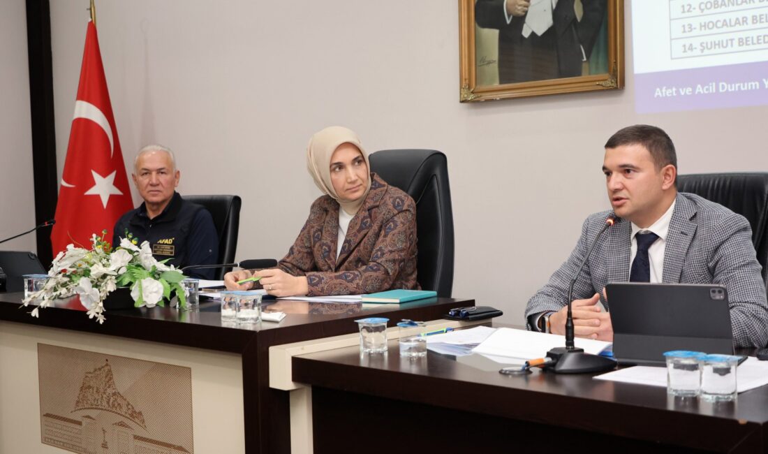 Vali Doç. Dr. Kübra Güran Yiğitbaşı başkanlığında, İçişleri Bakanlığı genelgesi