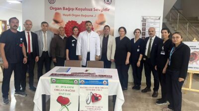 AFSÜ Hastanesi’nde organ bağışının önemini anlatmak, toplumda organ bağış bilincini