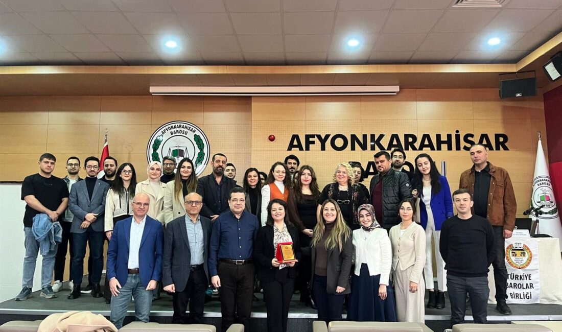 Afyonkarahisar Barosu’nda ‘boşanma ve boşanmanın mali sonuçları’ konulu eğitim semineri