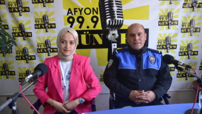 Afyonkarahisar İl Emniyet Müdürlüğü ve Gün FM işbirliğinde süren 'Emniyet