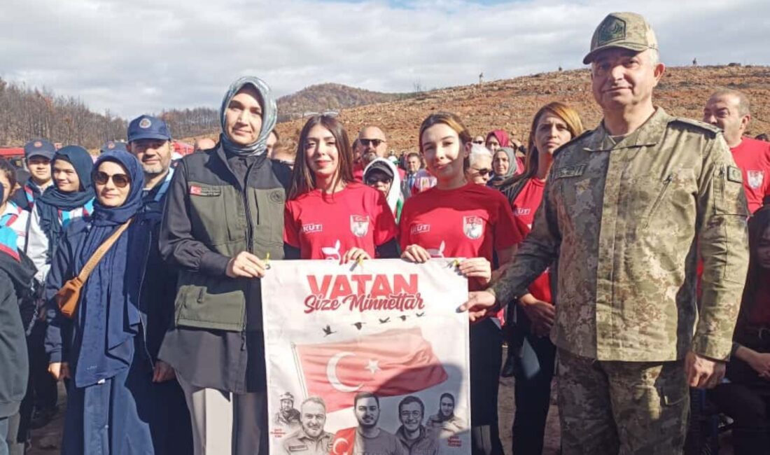 Afyonkarahisar’ın İhsaniye ilçesi Sarıcaova köyünde, 11 Kasım Milli Ağaçlandırma Günü
