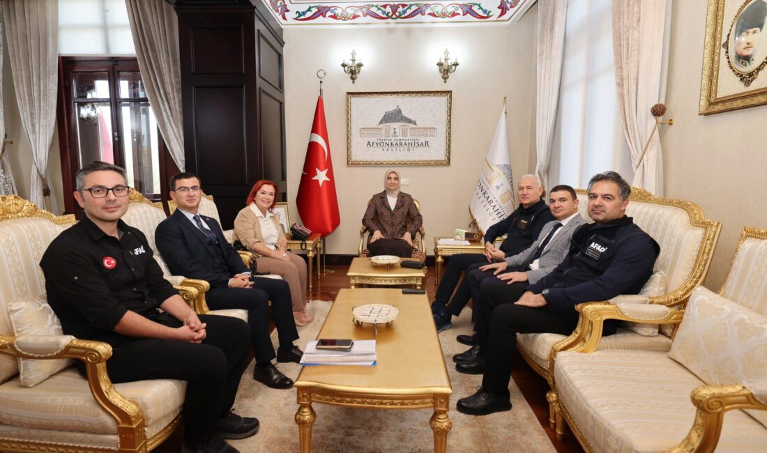 Afyonkarahisar Valisi Doç. Dr. Kübra Güran Yiğitbaşı, Afetlere Müdahale Genel