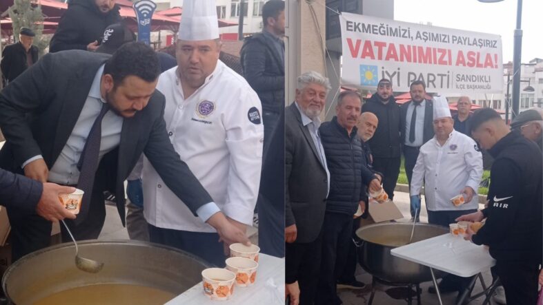 Afyonkarahisar’ın Sandıklı ilçesinde, İYİ Parti İlçe Başkanlığı, toplumun dayanışma ruhunu