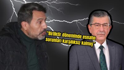 Madeni Sanatkârlar Esnaf Odası Başkanı Mustafa Yılmazaslan, gazeteci Aydemir Kurt’un