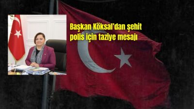 Afyonkarahisar Belediye Başkanı Burcu Köksal, Manisa’nın Alaşehir ilçesinde trafik polislerinin