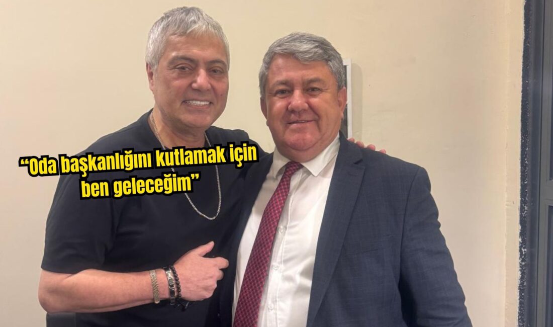 Konser için Afyonkarahisar’a gelen ünlü sanatçı Cengiz Kurtoğlu, kuliste Madeni