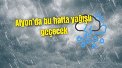 Meteoroloji Genel Müdürlüğü hava tahmin raporlarına göre, Afyon’da yarın görülmesi