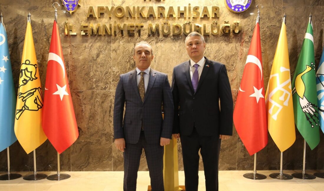 Kazakistan İzmir Başkonsolosu Bayurzhan Akatayev, Afyonkarahisar İl Emniyet Müdürü Ahmet