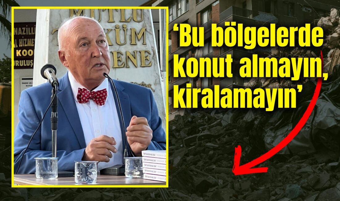Jeofizik Yüksek Mühendisi Prof. Dr. Övgün Ahmet Ercan, Türkiye’nin birçok