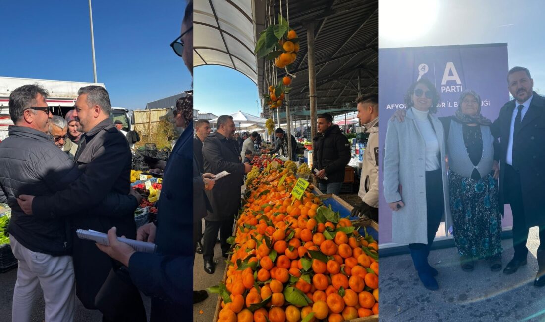 Anahtar Parti Afyonkarahisar İl Başkanlığı, dün kent merkezindeki pazar yerinde