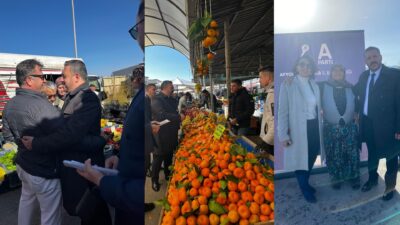 Anahtar Parti Afyonkarahisar İl Başkanlığı, dün kent merkezindeki pazar yerinde