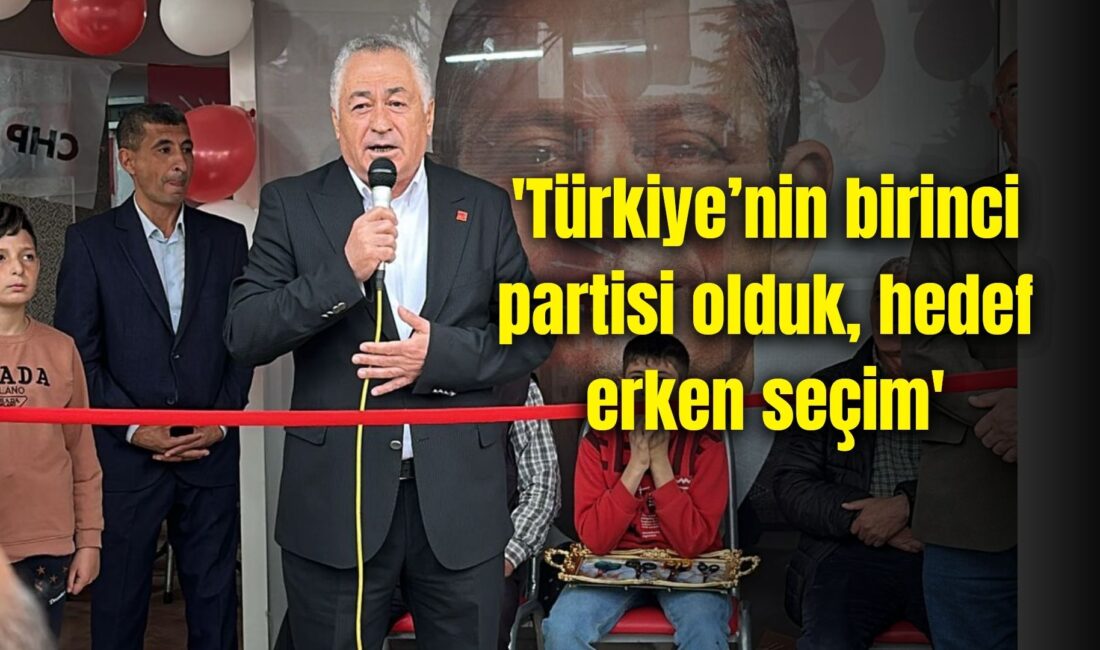 CHP Afyonkarahisar İl Başkanı Hasan Karadeniz, Susuz Belde Örgütü’nün açılışında