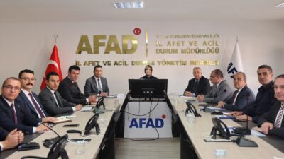 Afyonkarahisar Valisi Doç. Dr. Kübra Güran Yiğitbaşı başkanlığında, AFAD İl