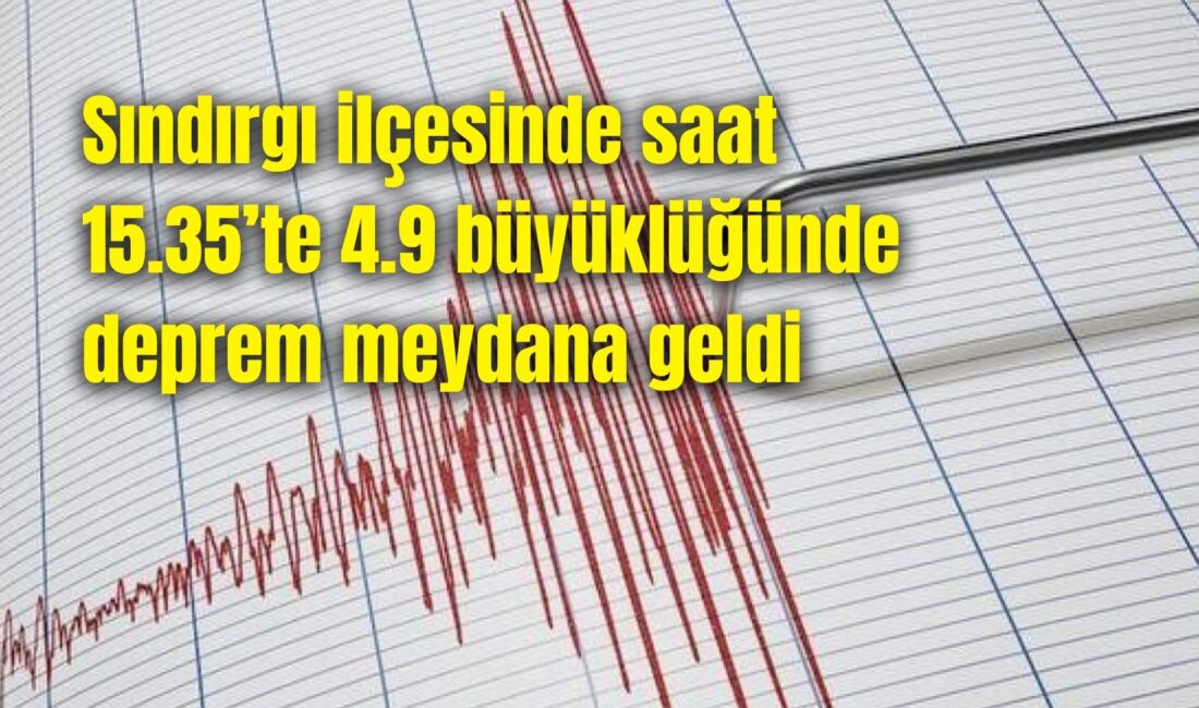 AFAD’dan yapılan açıklamada, merkez üssü Balıkesir’in Sındırgı ilçesinde saat 15.35’te