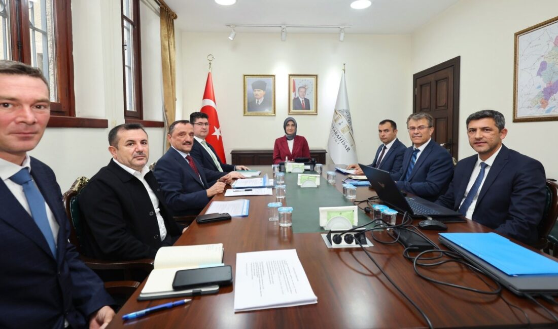 Afyonkarahisar Valisi Doç. Dr. Kübra Güran Yiğitbaşı başkanlığında, Organize Tarım