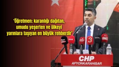 Cumhuriyet Halk Partisi Afyonkarahisar Merkez İlçe Başkanı Murat Albayrak 24