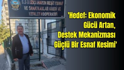 Modern Sanayi Sitesi Kooperatif Başkanı ve Madeni Sanatkârlar Esnaf Odası