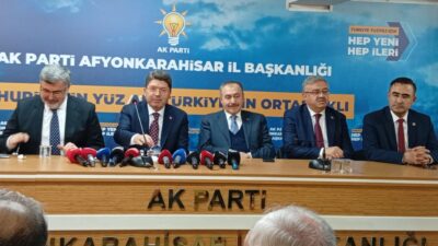 Afyonkarahisar’da AK Parti İl Başkanlığı tarafından düzenlenen istişare toplantısına Adalet