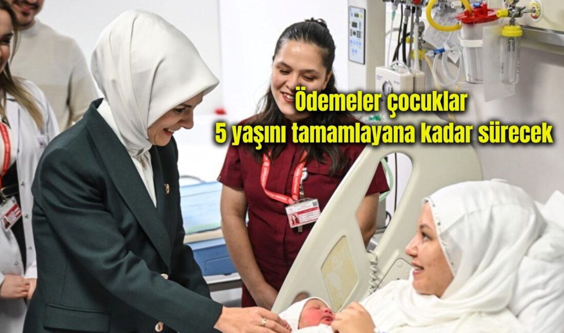 Bakan Göktaş, kasım ayı doğum yardımı ödemelerinin hesaplara yatırıldığını açıklayarak,