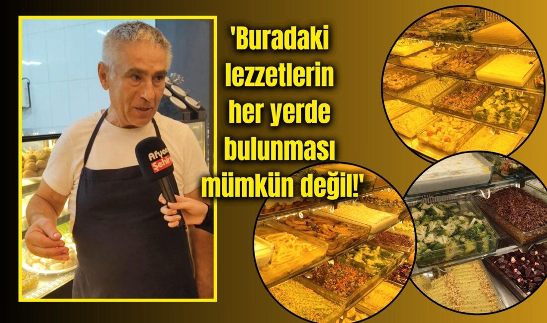 Şef Muharrem Özel, Afyonşehir Gazetesi’ne yaptığı açıklamada mutfak anlayışı, soğuk