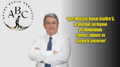 Afyon Basın Cemiyeti Başkanı Hakan Dilek, Gazi Mustafa Kemal Atatürk’ün