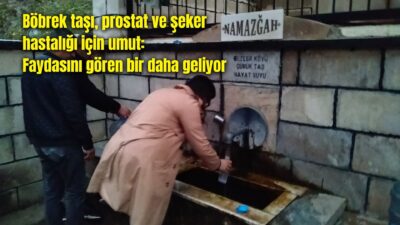 Afyonkarahisar’ın Sinanpaşa ilçesine bağlı Gezler beldesi, son günlerde doğal bir