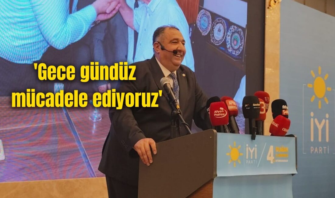 İYİ Parti Afyonkarahisar İl Kongresi, yoğun katılımla gerçekleştirildi. Kongreye İYİ
