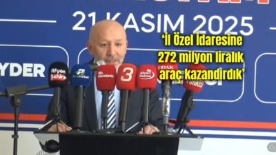 İl Genel Meclisi (İGM) Başkanı Mehmet Siper, düzenlenen araç dağıtım