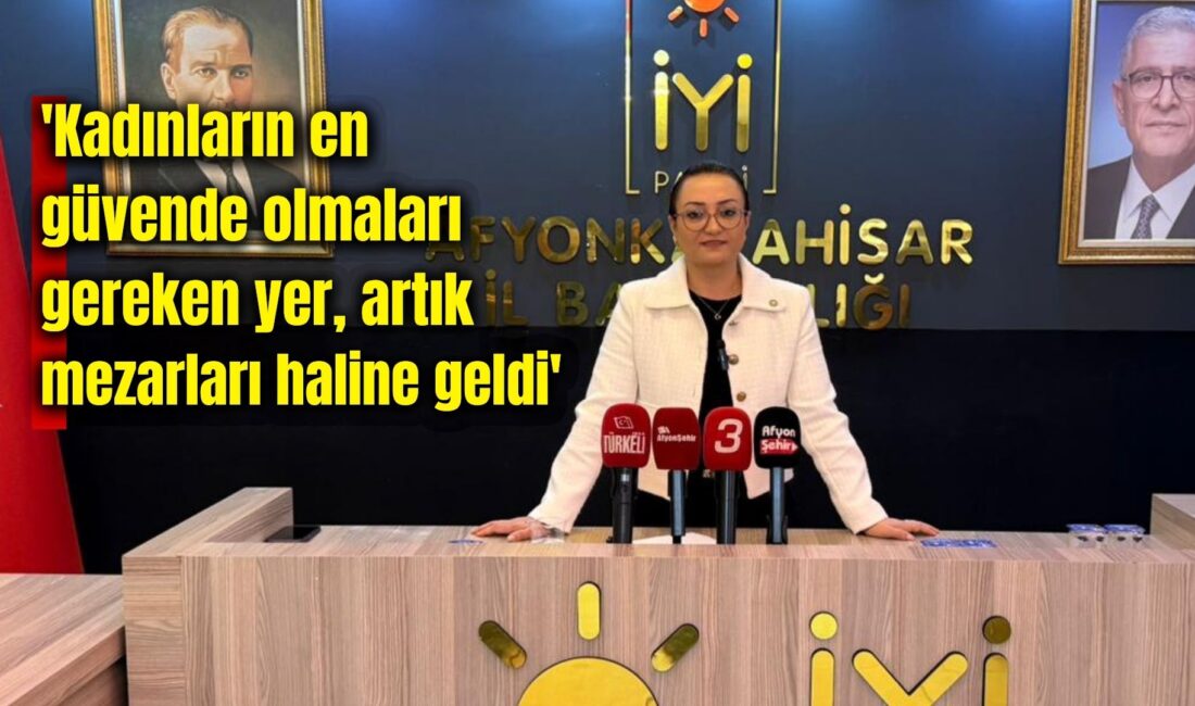 İYİ Parti Afyonkarahisar Kadın Kolları Başkanı Aslı Köse, 25 Kasım