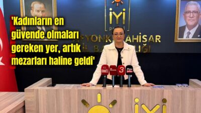 İYİ Parti Afyonkarahisar Kadın Kolları Başkanı Aslı Köse, 25 Kasım