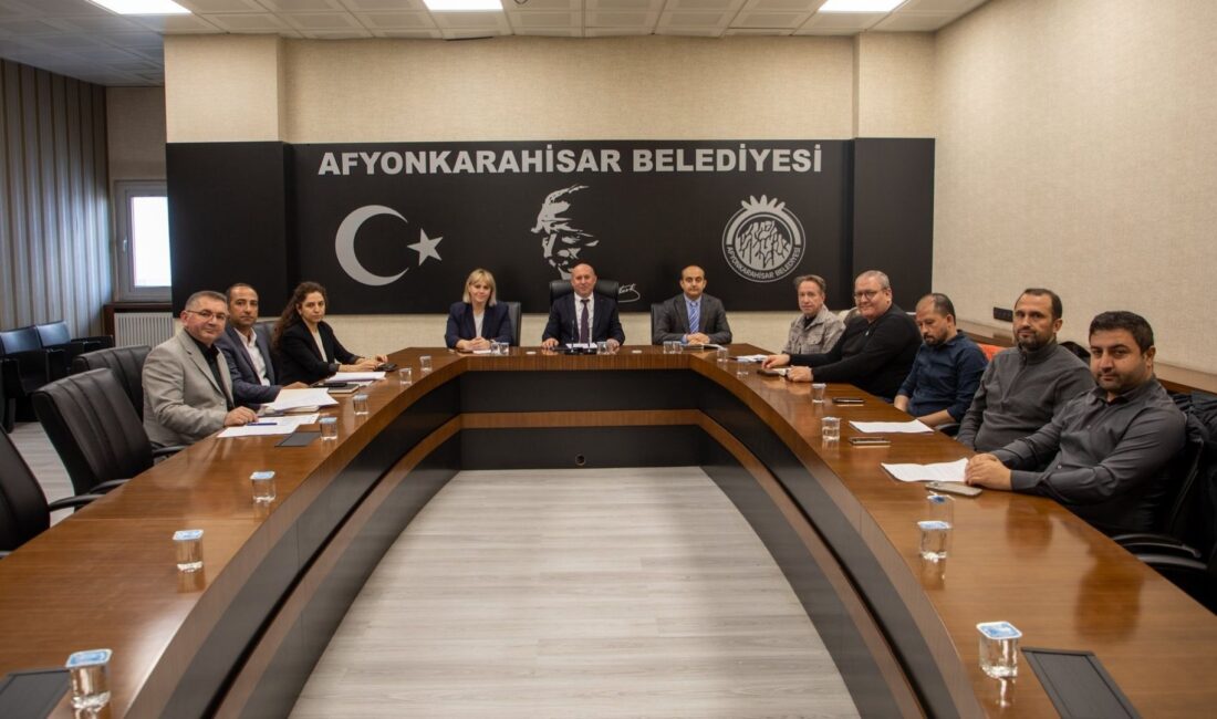 Afyonkarahisar Belediye Başkan Yardımcısı Erkan Uysal başkanlığında, İmar ve Şehircilik