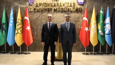 İhsaniye Kaymakamı Koray Yanıktepe, Afyonkarahisar İl Emniyet Müdürü Ahmet Birtan
