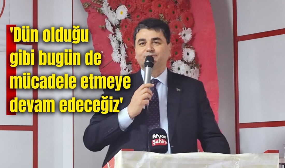 Demokrat Parti (DP) Genel Başkanı Gültekin Uysal, İscehisar İlçe Kongresi’nde