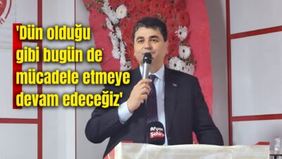 Demokrat Parti (DP) Genel Başkanı Gültekin Uysal, İscehisar İlçe Kongresi’nde