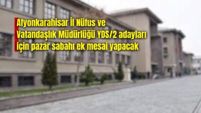 Afyonkarahisar İl Nüfus ve Vatandaşlık Müdürlüğü, 2025 Yabancı Dil Bilgisi