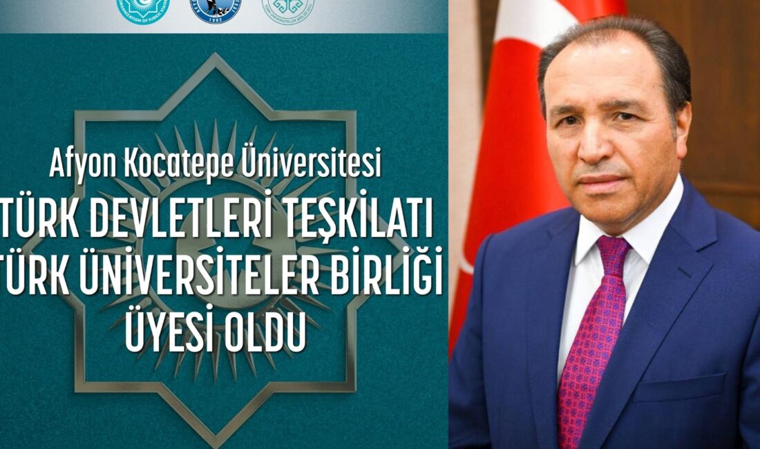 Afyon Kocatepe Üniversitesi (AKÜ), uluslararasılaşma hedefleri doğrultusunda önemli bir başarıya